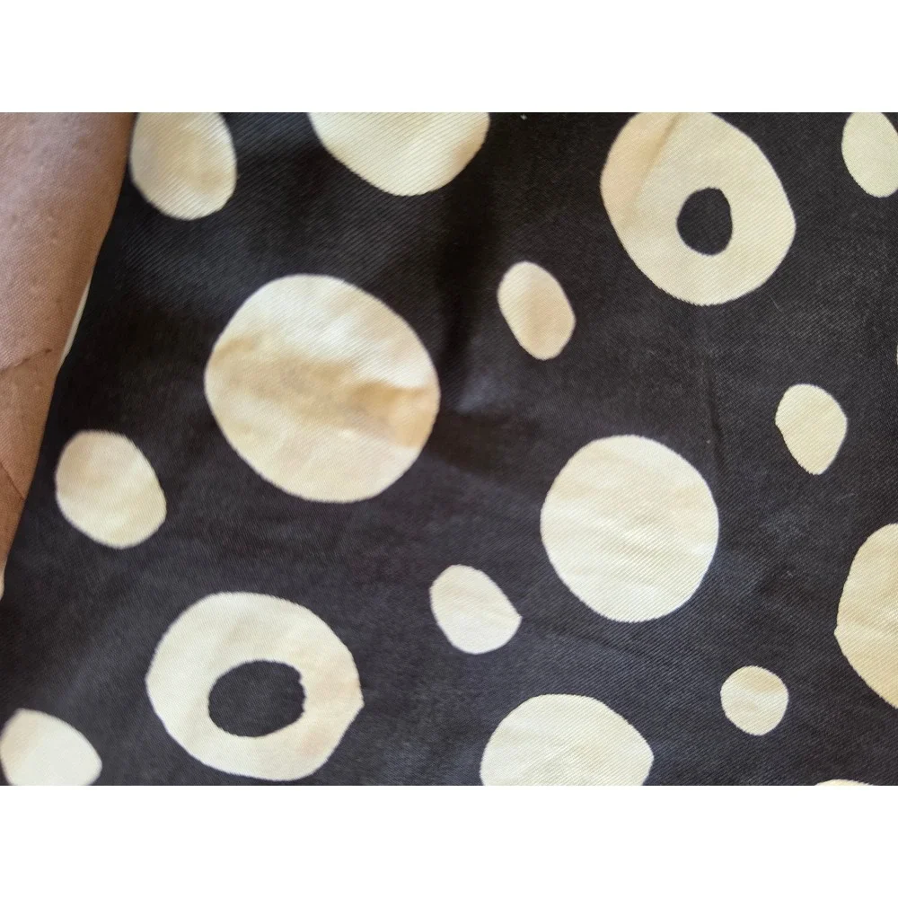 Dior VTG 60s White Black Square 30×30 Logo Preppy Old Money Art Rare‎ Scarf READ